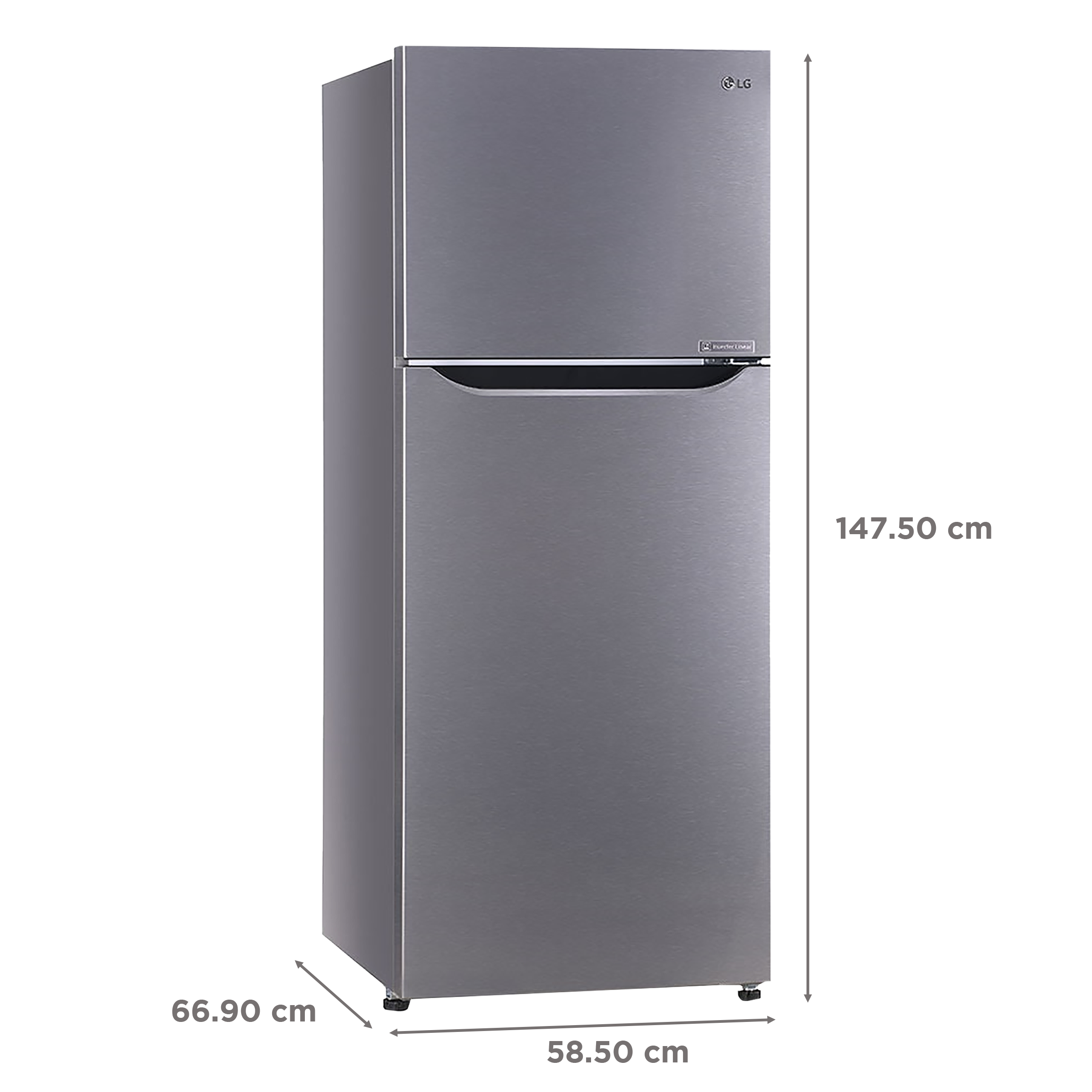 Price of double door deals fridge lg